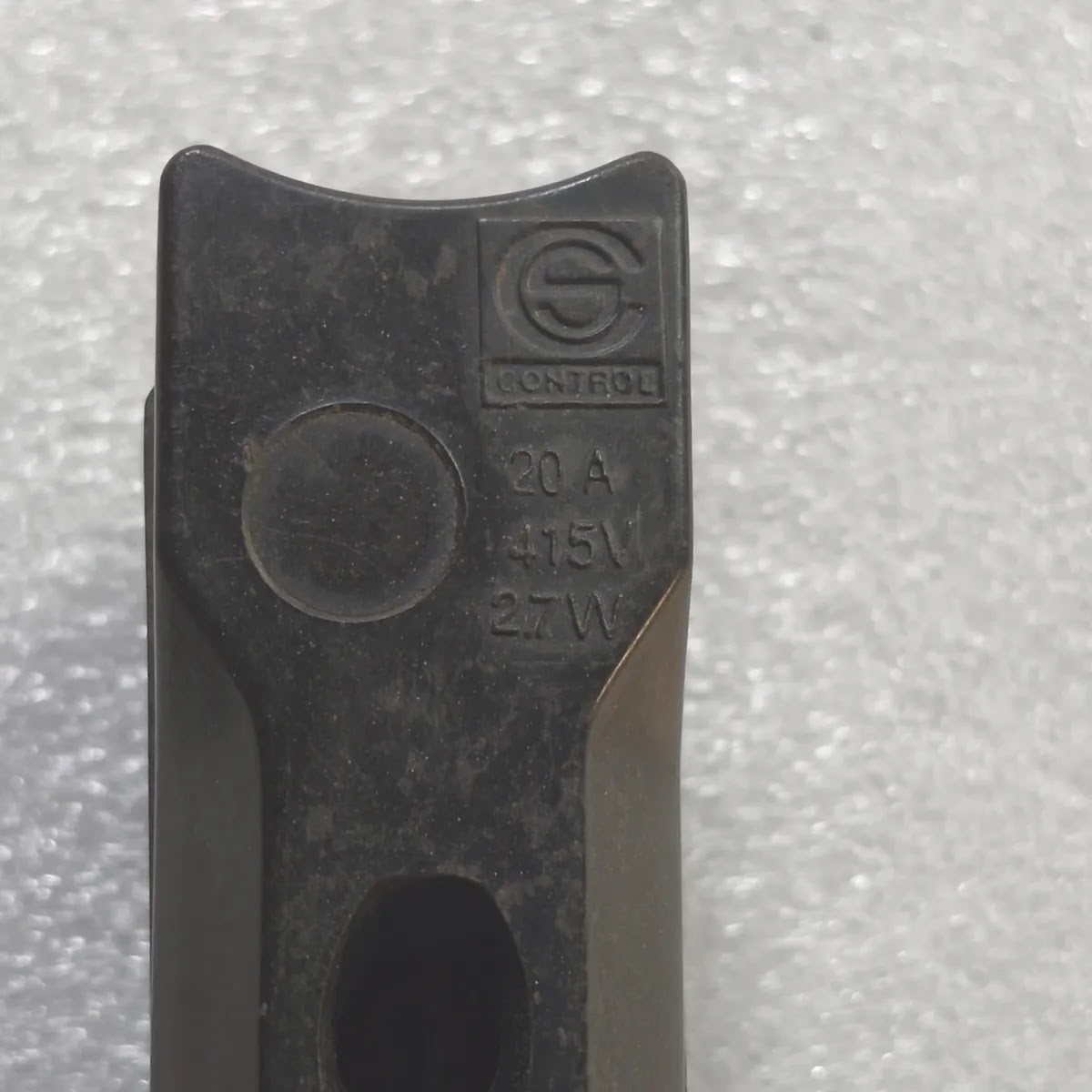 CONTROL 20A 415V 27W Fuse Carrier/ Fuse Base IS:13703 PART-2/Sec.1