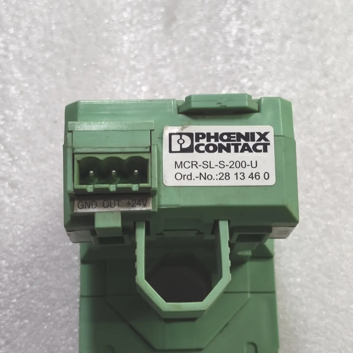 PHOENIX CONTACT MCR-SL-S-200-U Current Sensor Transducer Ord.-No. 28 13 46 0