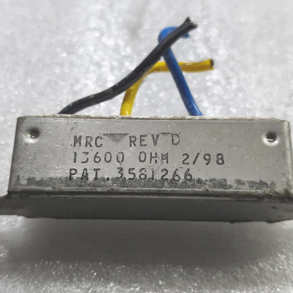 MRC REV D Resistor Network 13600 OHM 2/98 PAT. 3561266