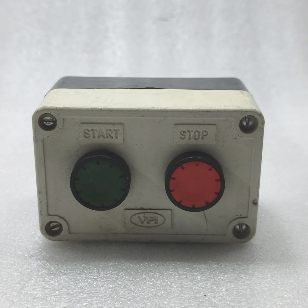 VPI 2-Position Push Button Control Station Box START STOP Green Red
