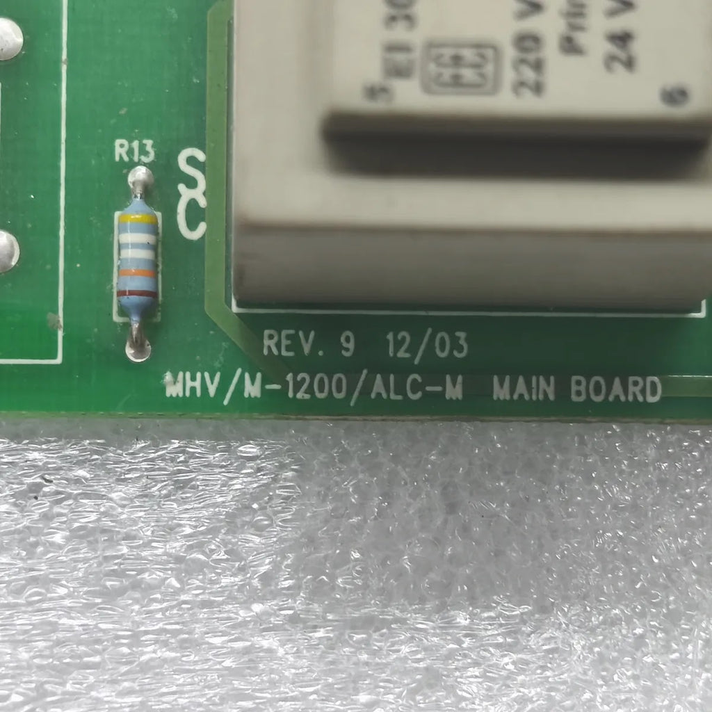 MHV/M-1200/ALC-M MAIN BOARD PCB REV. 9 220V Prim 24V Sec Control Relay Board