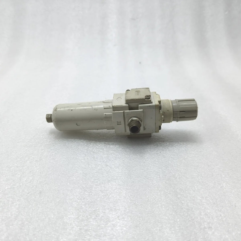 SMC AW20-02BCE-2-B Filter Regulator MAX PRESS. 1.0 MPa MAX TEMP 60°C SET PRESS.