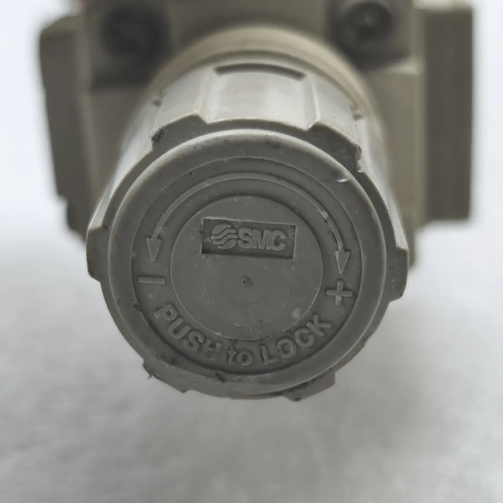 SMC AW20-02BCE-2-B Filter Regulator MAX PRESS. 1.0 MPa MAX TEMP 60°C SET PRESS.
