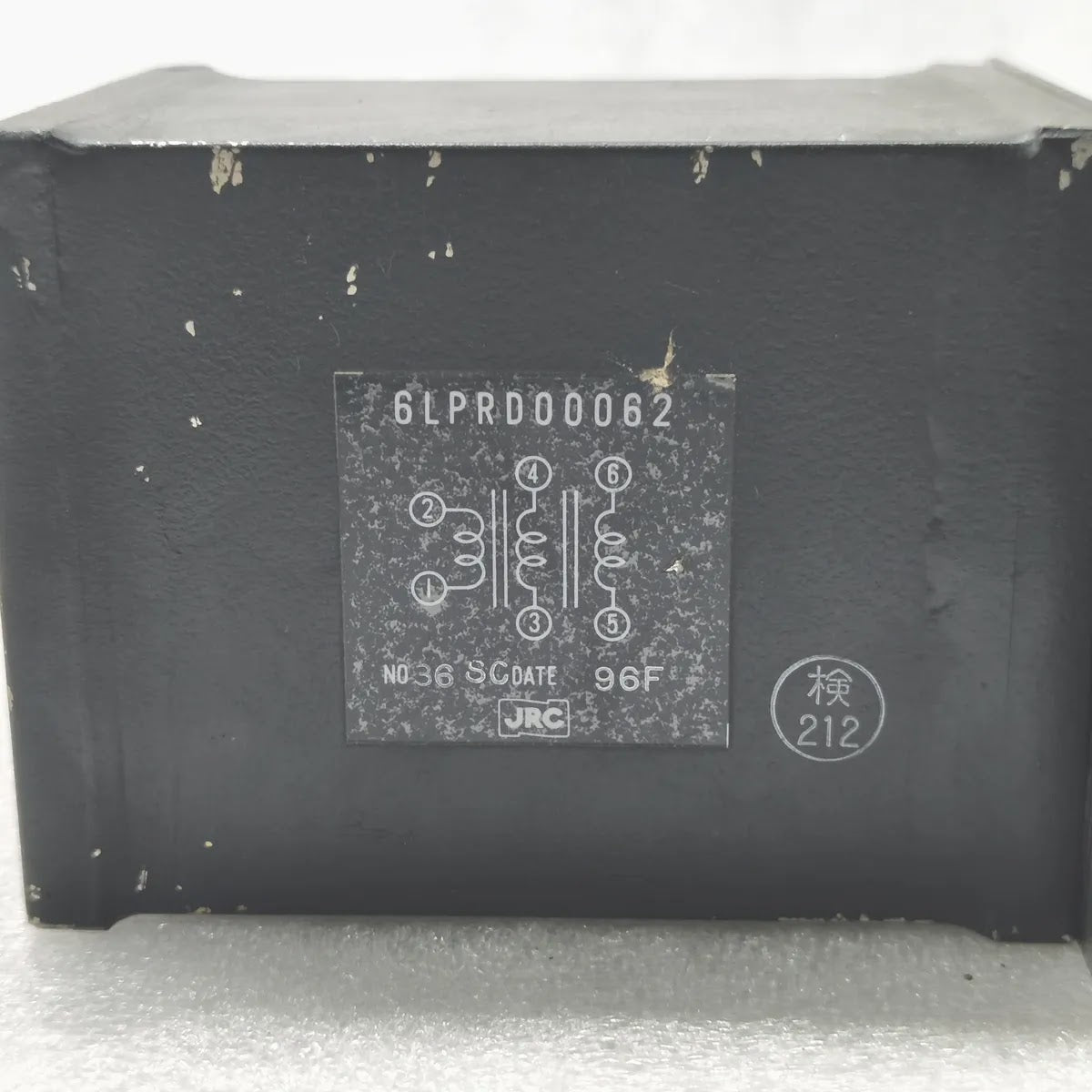 JRC 6LPRD00062 TRANSFORMER UNIT MARINE ELECTRONICS COMPONENT