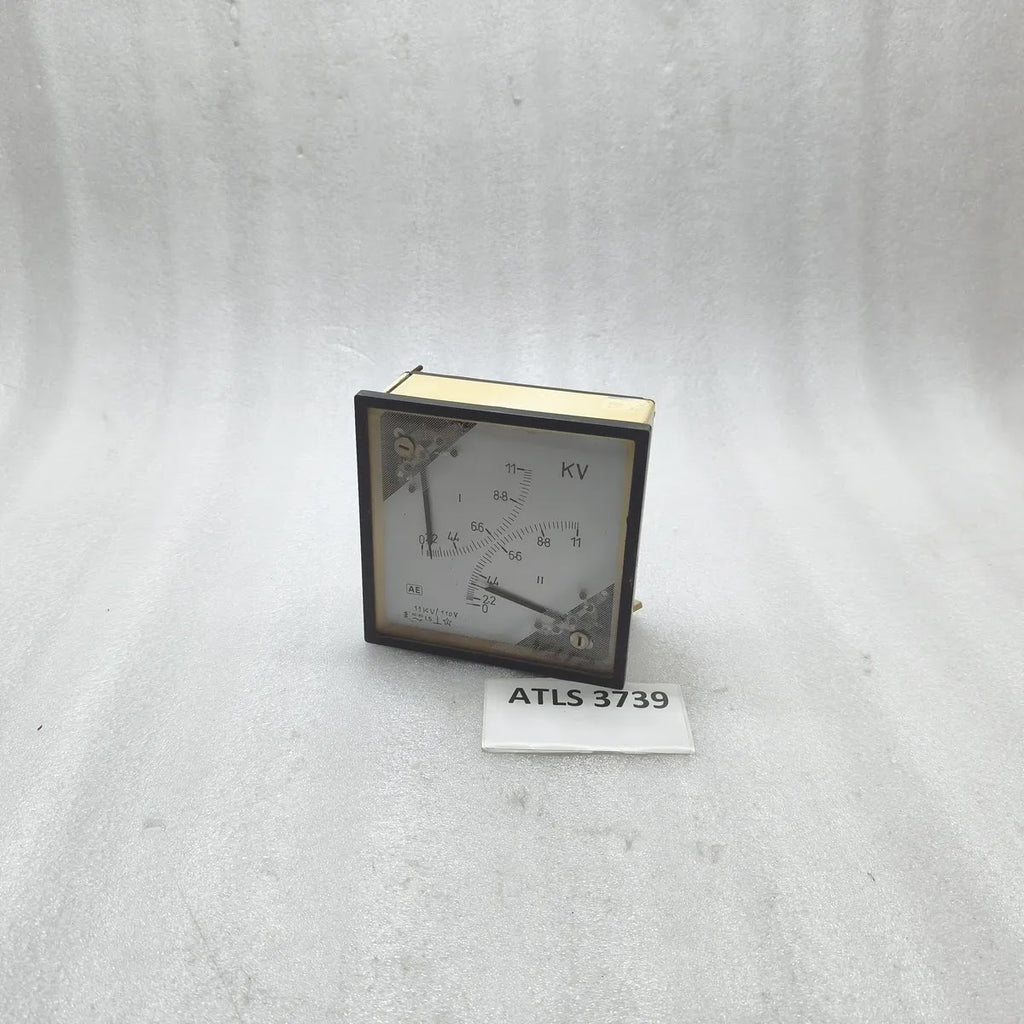 AE Double Voltmeter Panel Meter 0-11kV 11kV/110V