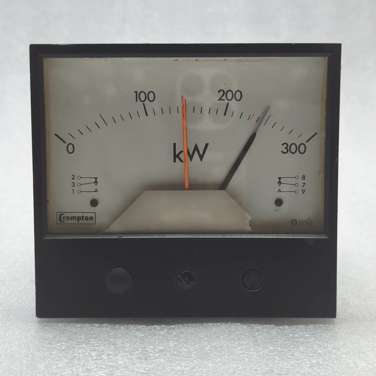 CROMPTON 237-301B Analogue Meter Relay 0-300kW 0-5mA DC