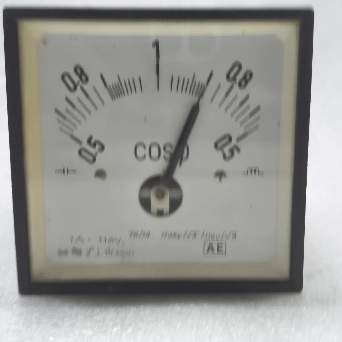 AUTOMATIC ELECTRIC AE Power Factor Meter Cos Phi 1A 110V
