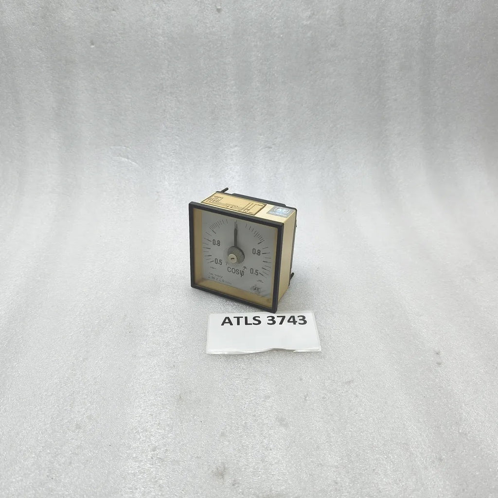 AUTOMATIC ELECTRIC AE Power Factor Meter Cos Phi 1A 110V 50Hz