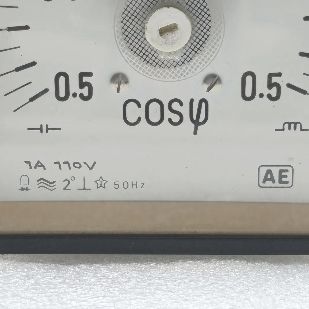 AUTOMATIC ELECTRIC AE Power Factor Meter Cos Phi 1A 110V 50Hz