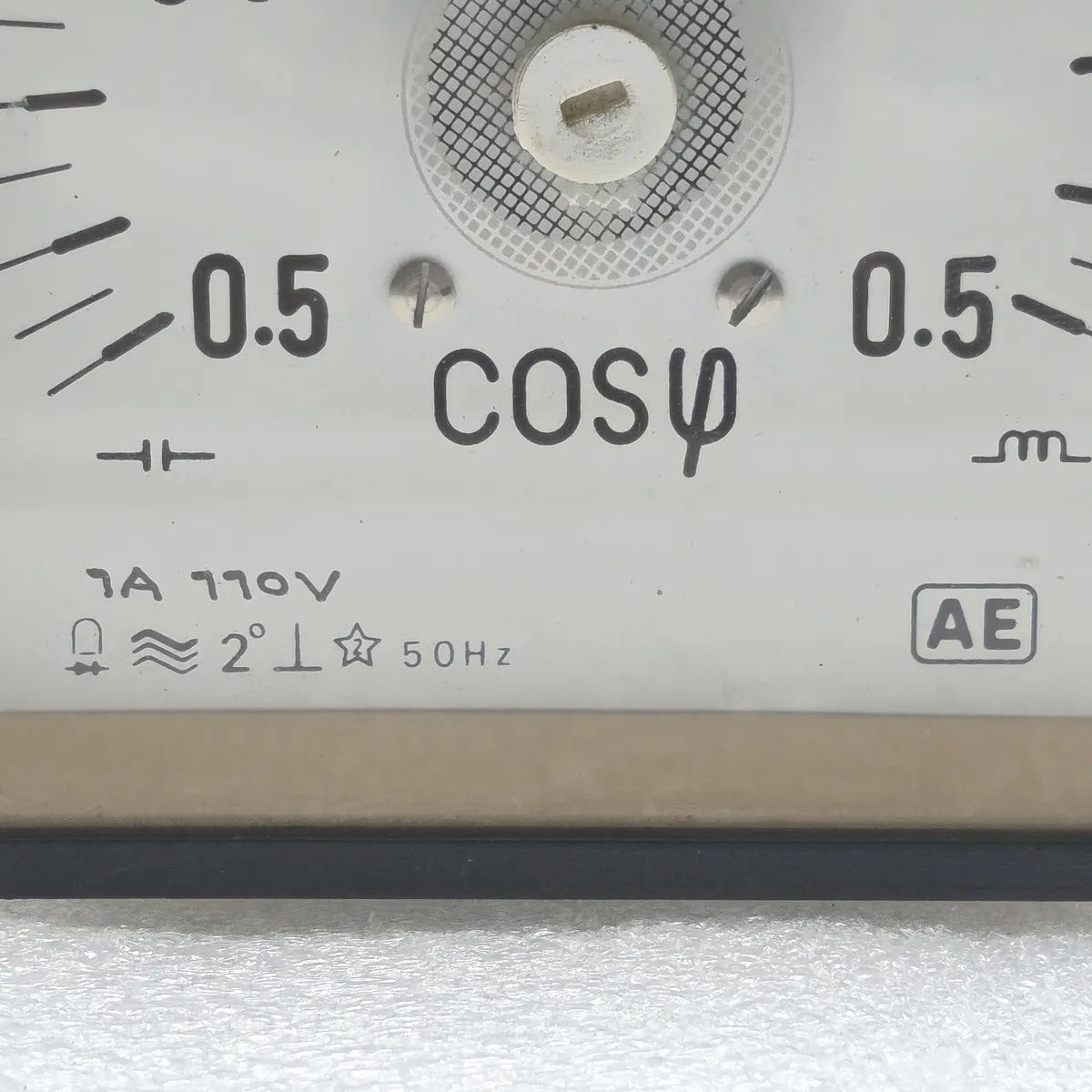 AUTOMATIC ELECTRIC AE Power Factor Meter Cos Phi 1A 110V 50Hz