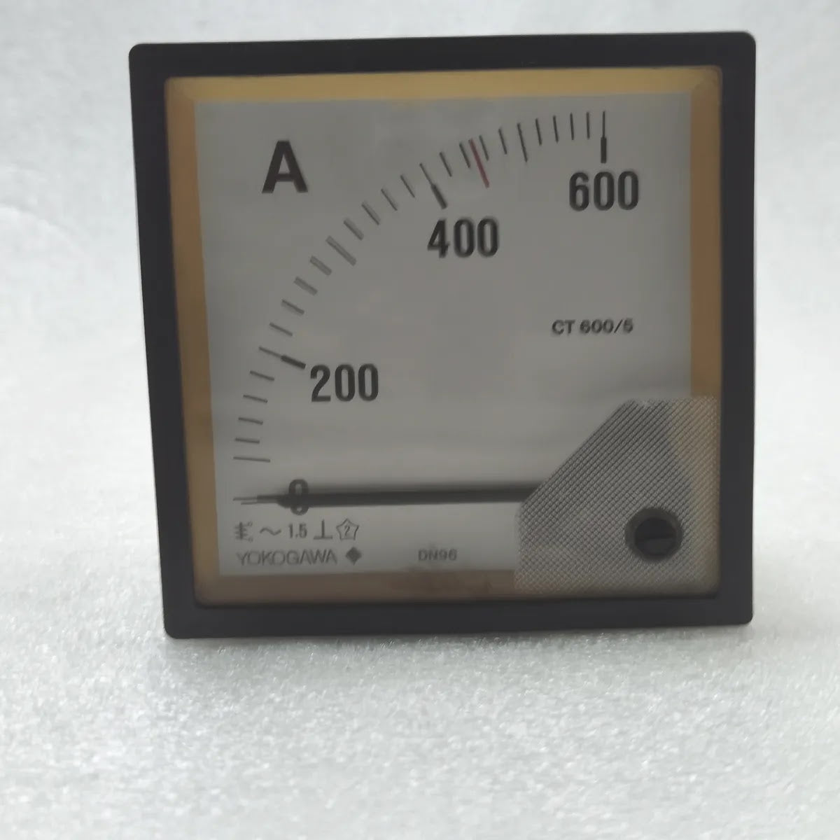 YOKOGAWA DN96A31/CJ AC Ammeter Panel Meter 0-600A CT 600/5A