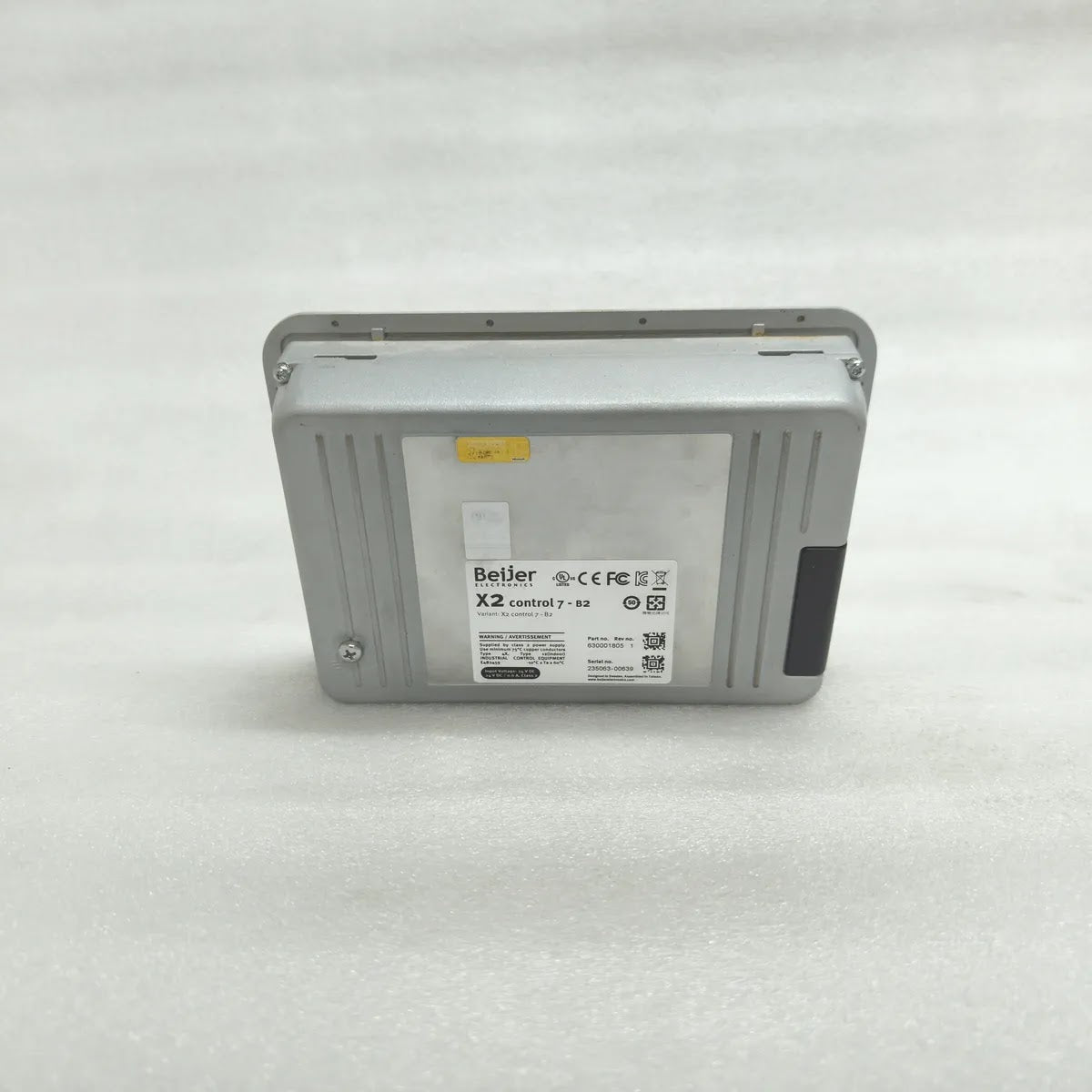 Beijer Electronics X2 control 7-B2 HMI Panel 630001805 24VDC LAN A/B COM Rev 1