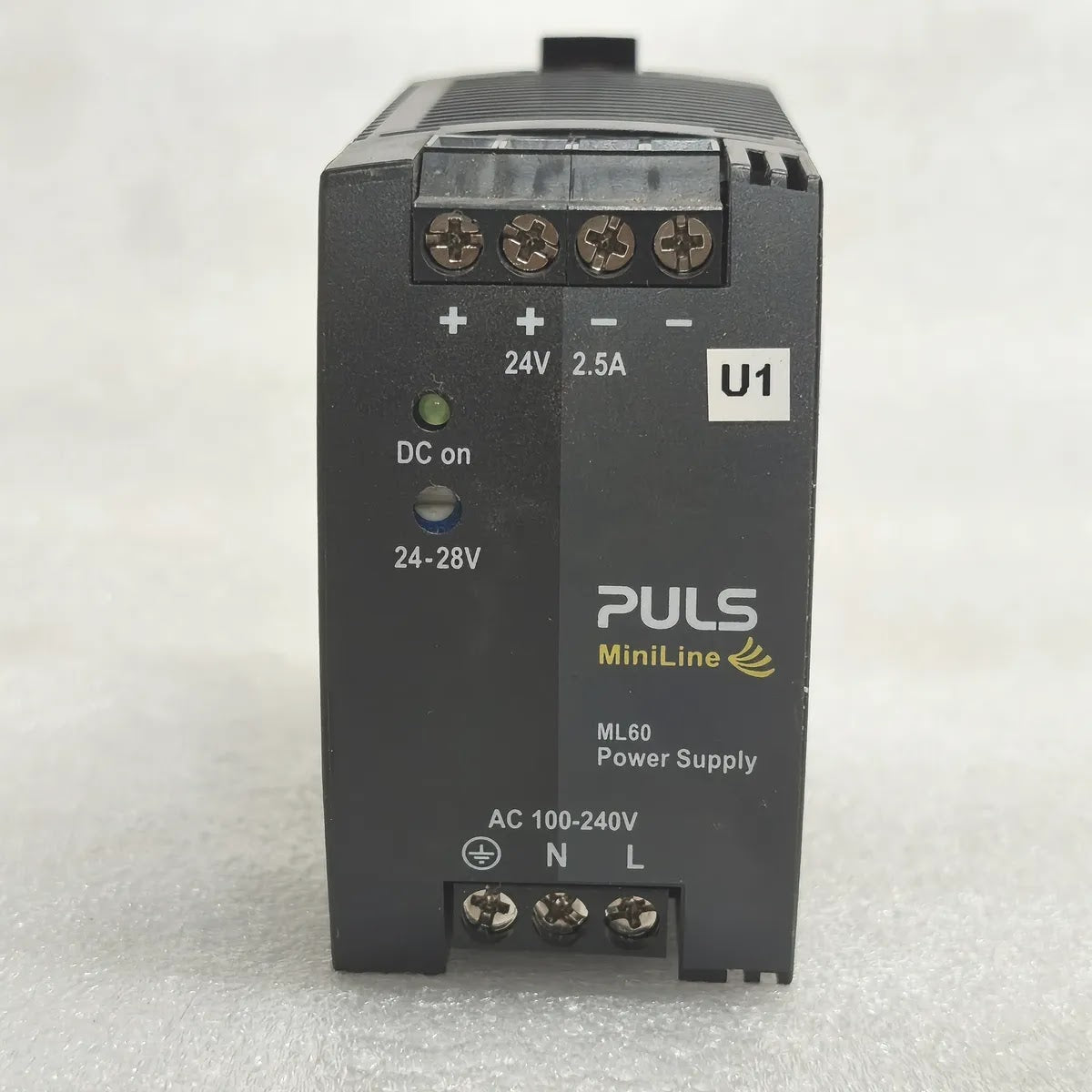PULS ML60.241 MiniLine DIN Rail Power Supply AC 100-240V DC 24-28V 2.5A 60W