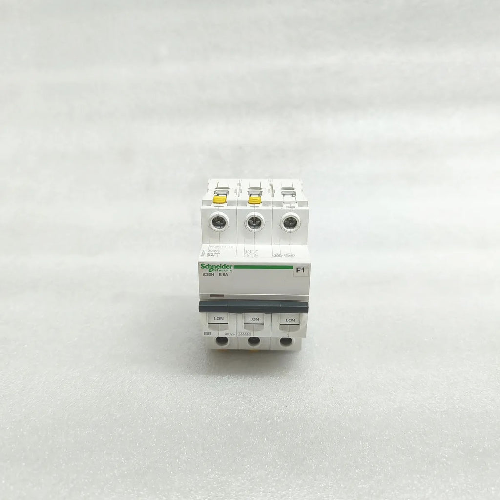 S Electric iC60H 6A MINIATURE CIRCUIT BREAKER B6A 3-POLE 400V 10kA MCB