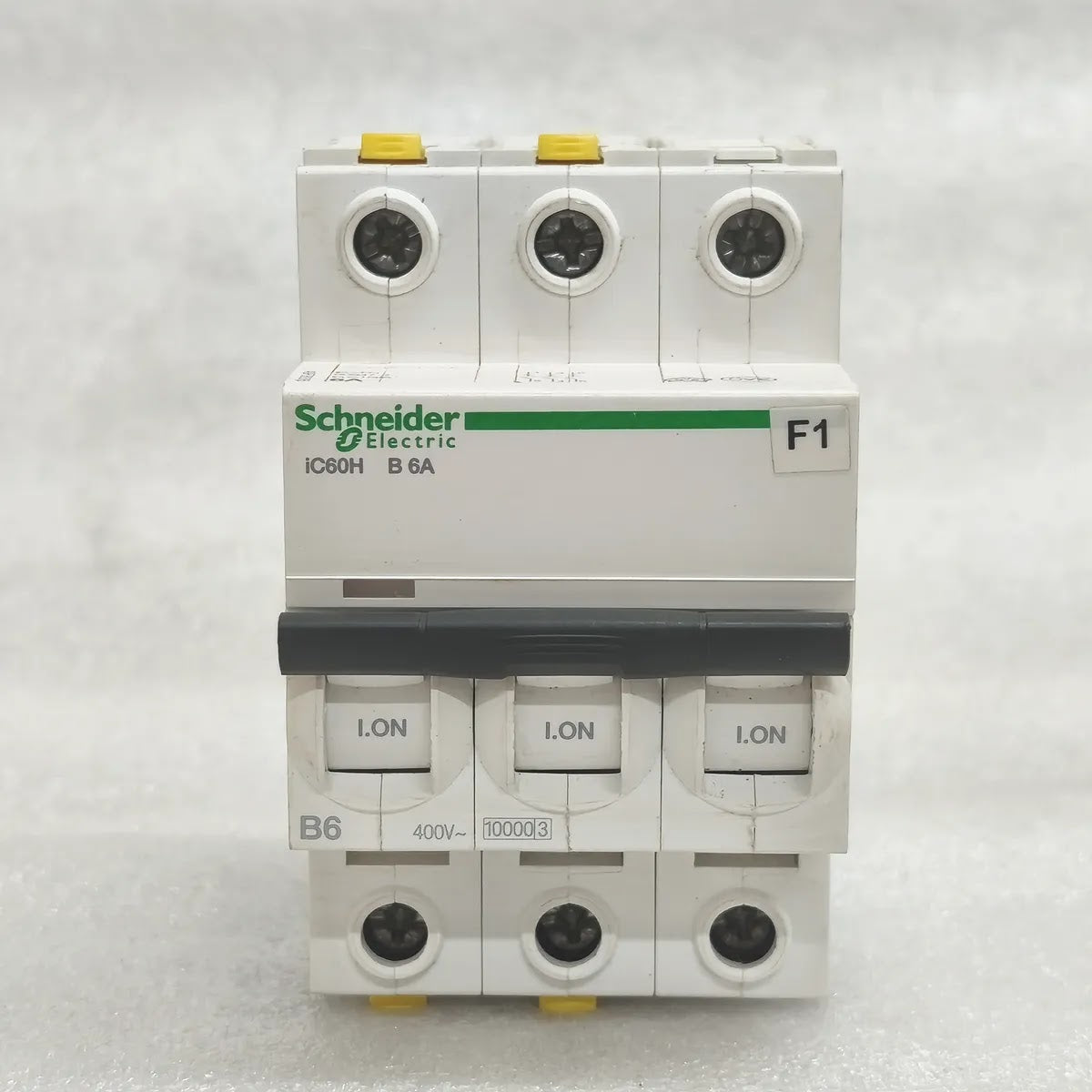 S Electric iC60H 6A MINIATURE CIRCUIT BREAKER B6A 3-POLE 400V 10kA MCB