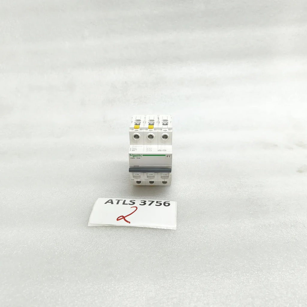 S Electric iC60H 6A MINIATURE CIRCUIT BREAKER B6A 3-POLE 400V 10kA MCB