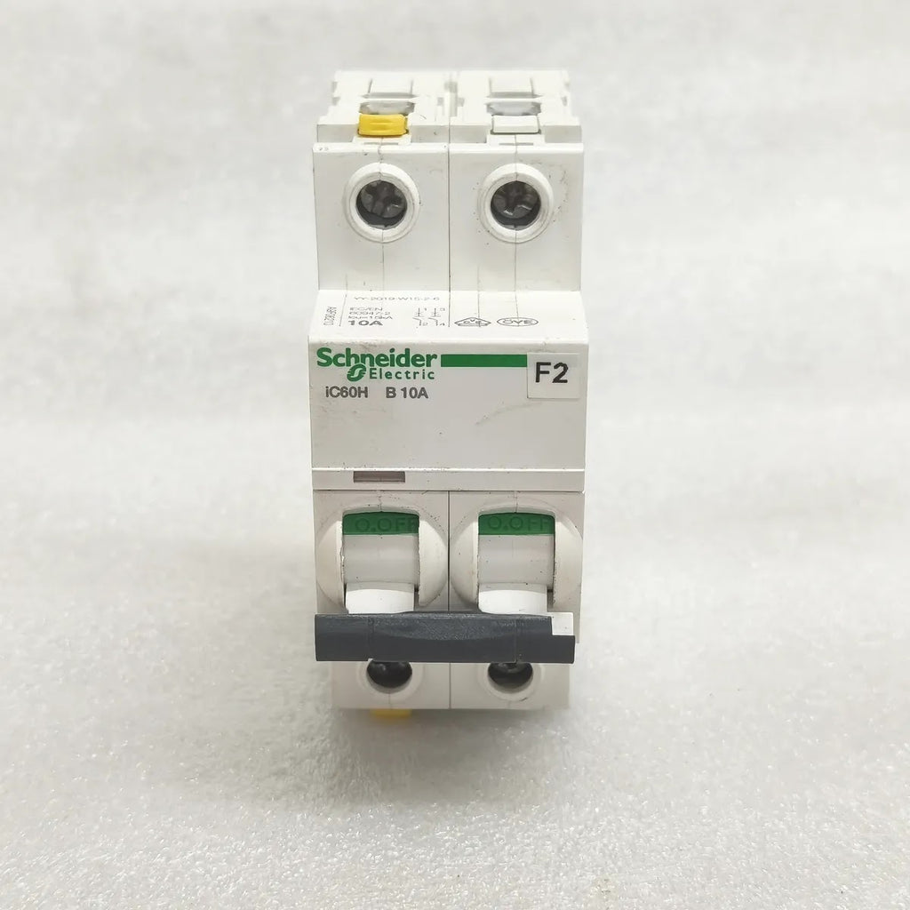 S Electric iC60H Miniature Circuit Breaker B 10A 2P A9F06210