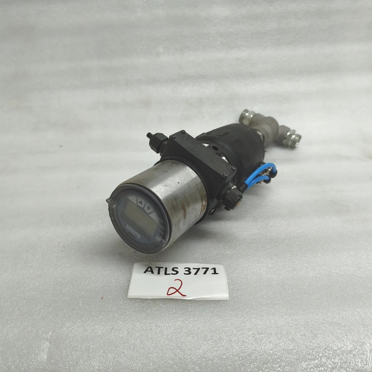 Burkert 8692 -E1-...-L PU02 Pneumatic Angle Seat Valve Positioner Single Act