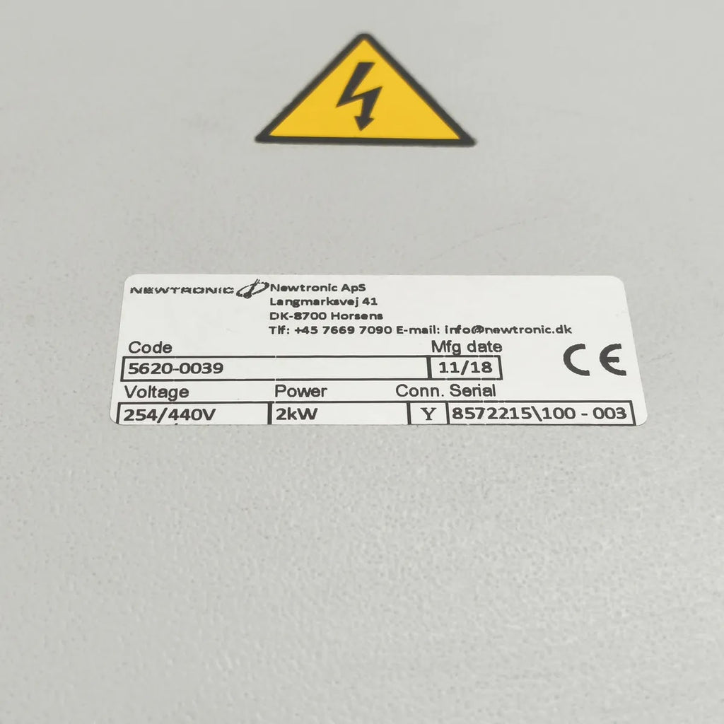 NEWTRONIC 5620-0039 FEED AIR TEMPERATURE SWITCH ENCLOSURE 254/440V 2kW IP66 IK10