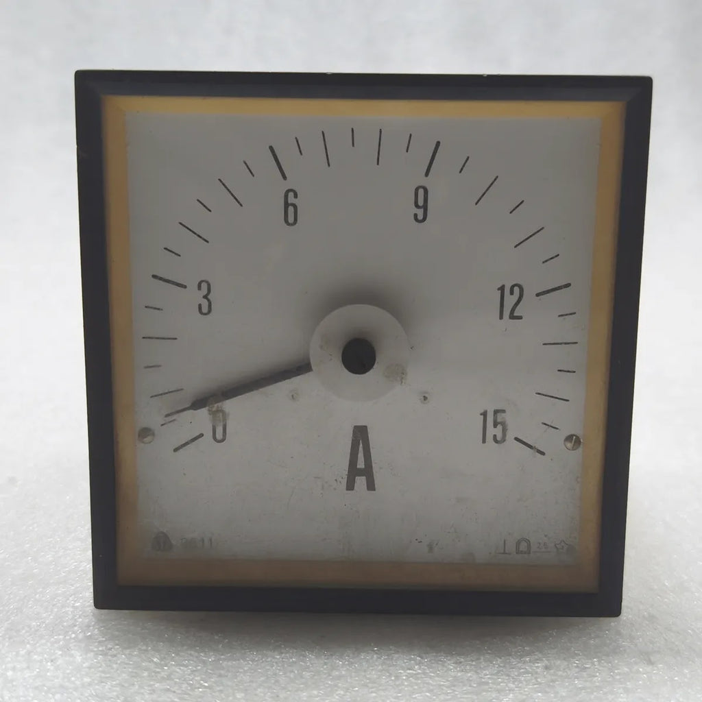 Moving Iron Panel Ammeter 0-15A Class 2.5