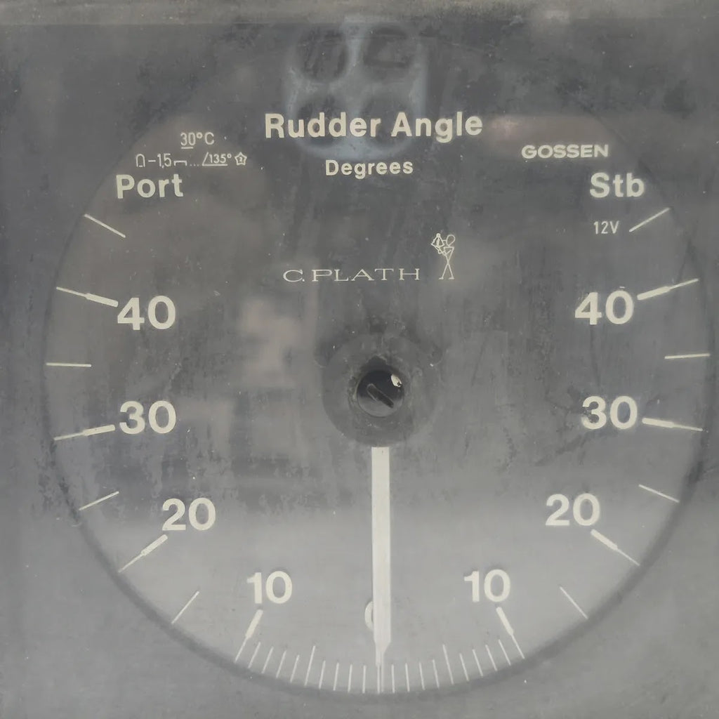 C. PLATH 2891/01 Rudder Angle Indicator 40-0-40 Degrees 24V