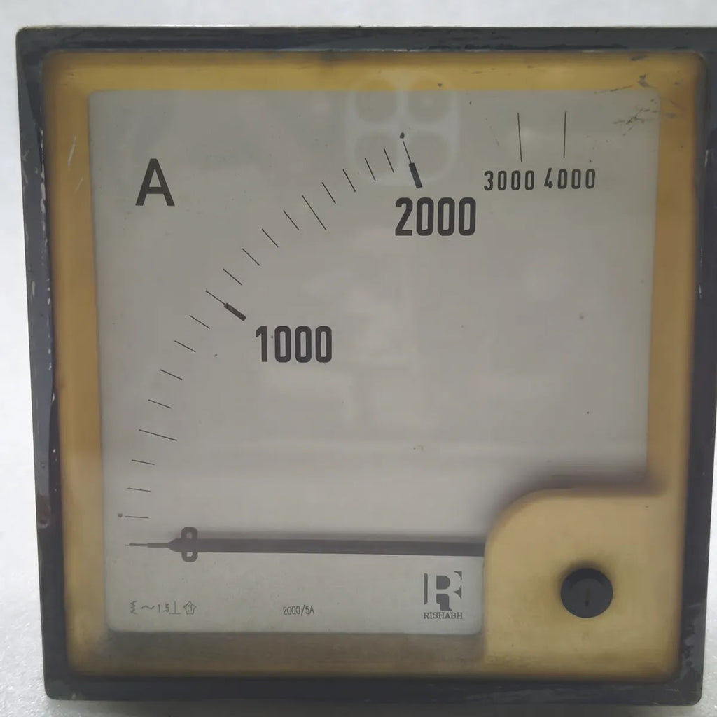 RISHABH Analogue Panel Ammeter 2000/5A 0-2000A AC