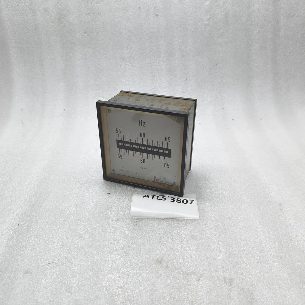 SACI Serie Naval Reed Frequency Meter 55-65Hz 220V