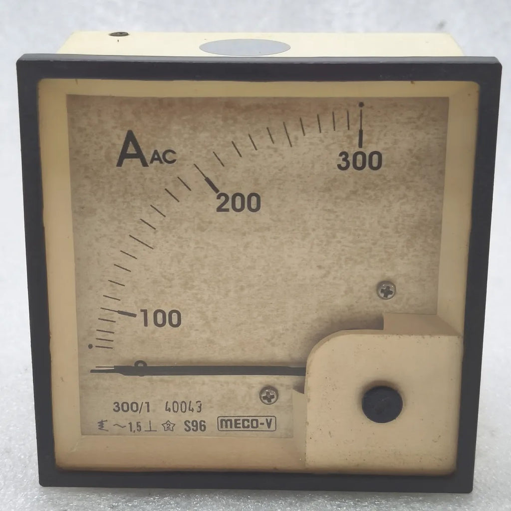 MECO-V S96 Moving Iron Panel Ammeter 0-300A 300/1A