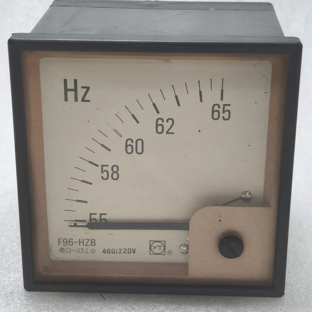 SHANGHAI YITAI F96-HZB Panel Frequency Meter 55-65Hz 460/220V