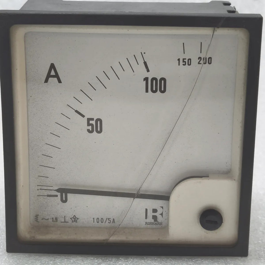 RISHABH Moving Iron Ammeter 100/5A 0-100A AC