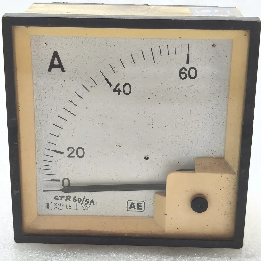 AE AUTOMATIC ELECTRIC Panel Ammeter 0-60A CTR 60/5A