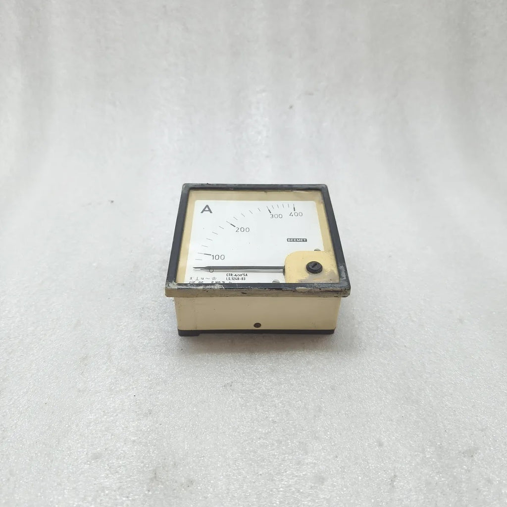 BEEMET SIF-96 Analog Panel Ammeter 0-400A CTR 400/5A