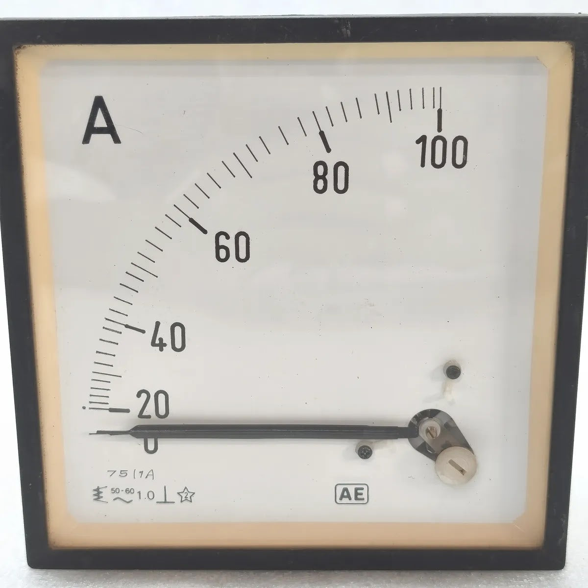 AE Analog Panel Ammeter 0-100A 75/1A CT Operated