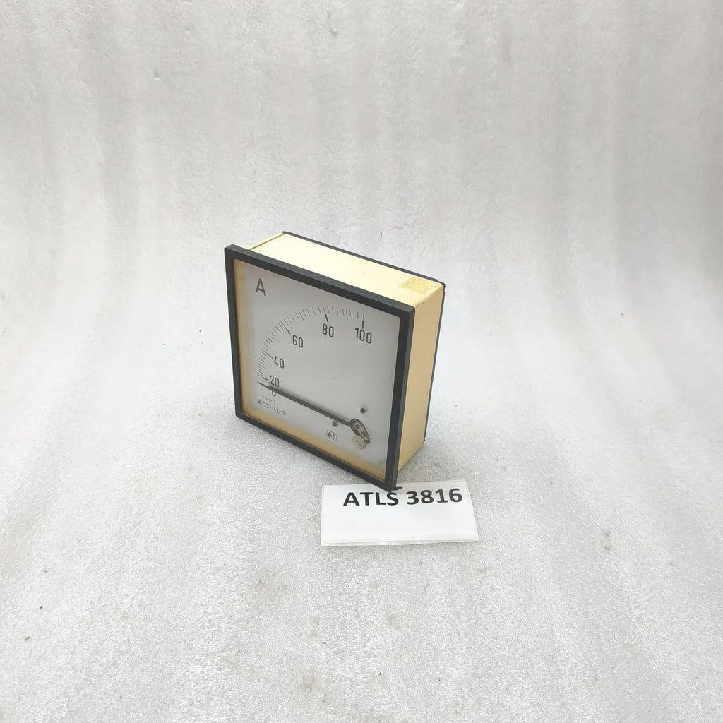 AE Analog Panel Ammeter 0-100A 75/1A CT Operated