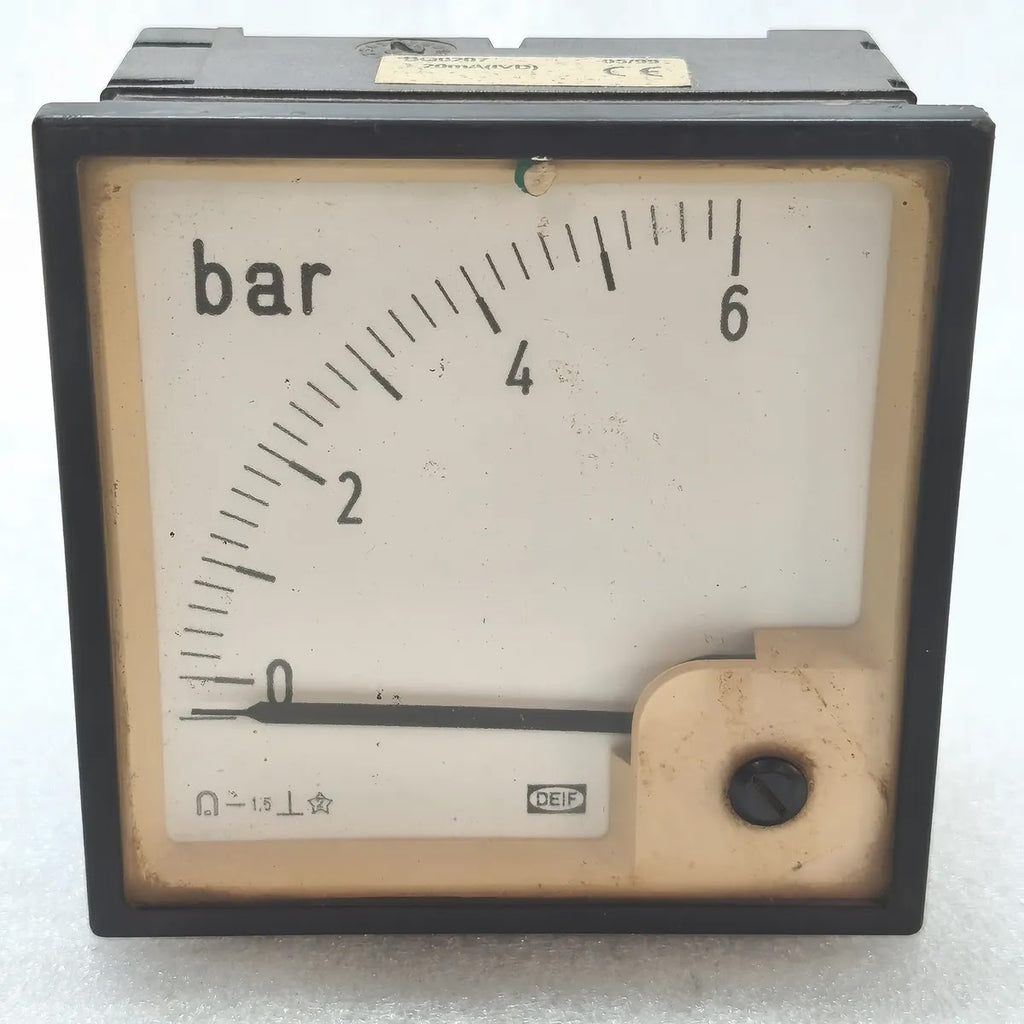 DEIF BQ0207 Analogue Pressure Meter 0-6 bar 20mA