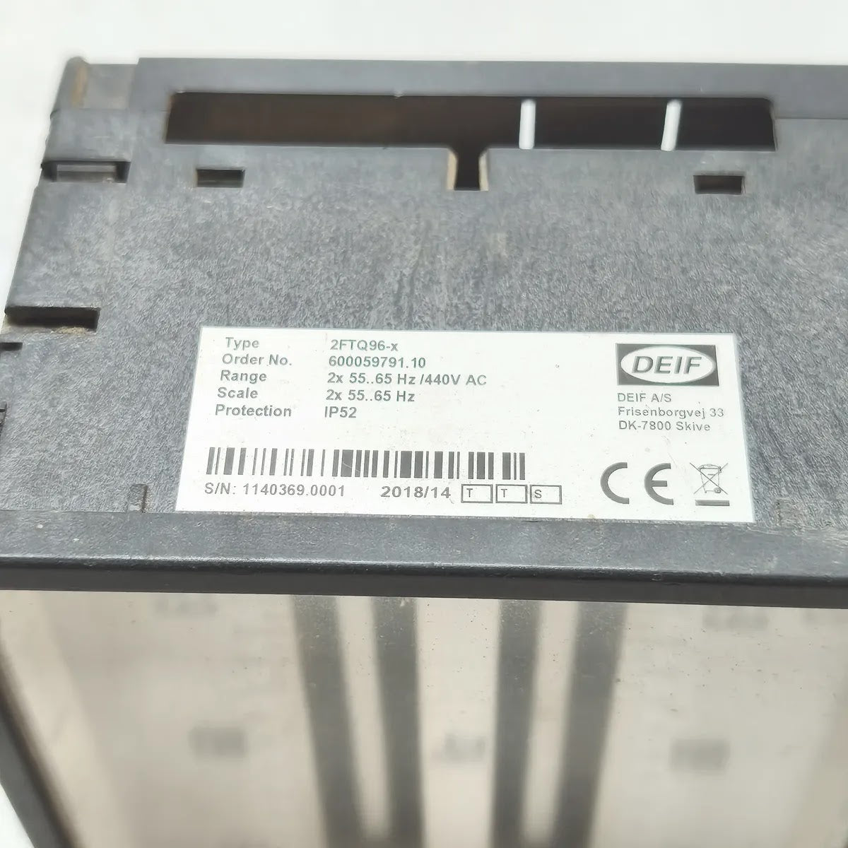 DEIF 2FTQ96-x Double Frequency Meter 55-65Hz 440V AC