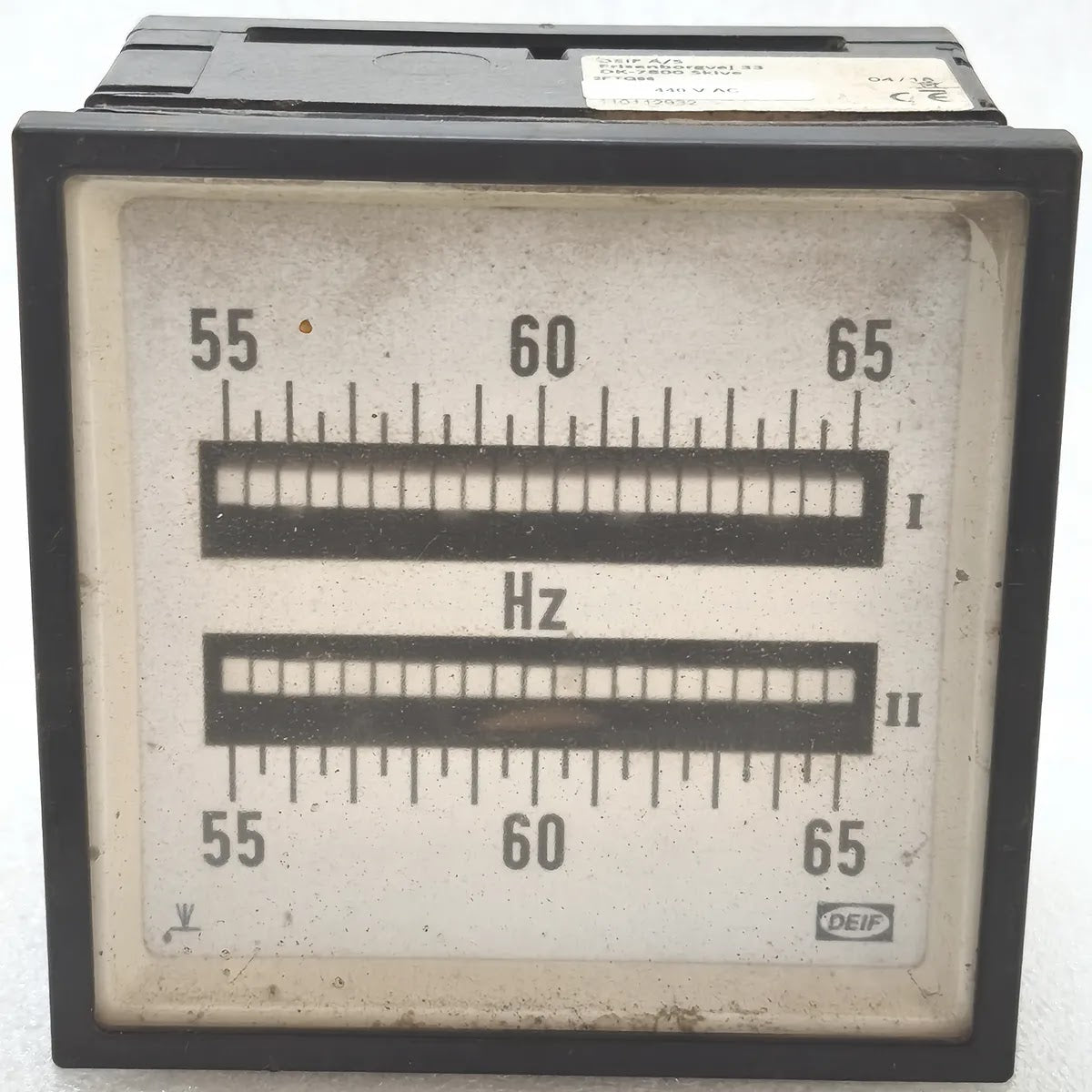 DEIF 2FTQ96-x Double Frequency Meter 55-65Hz 440V AC