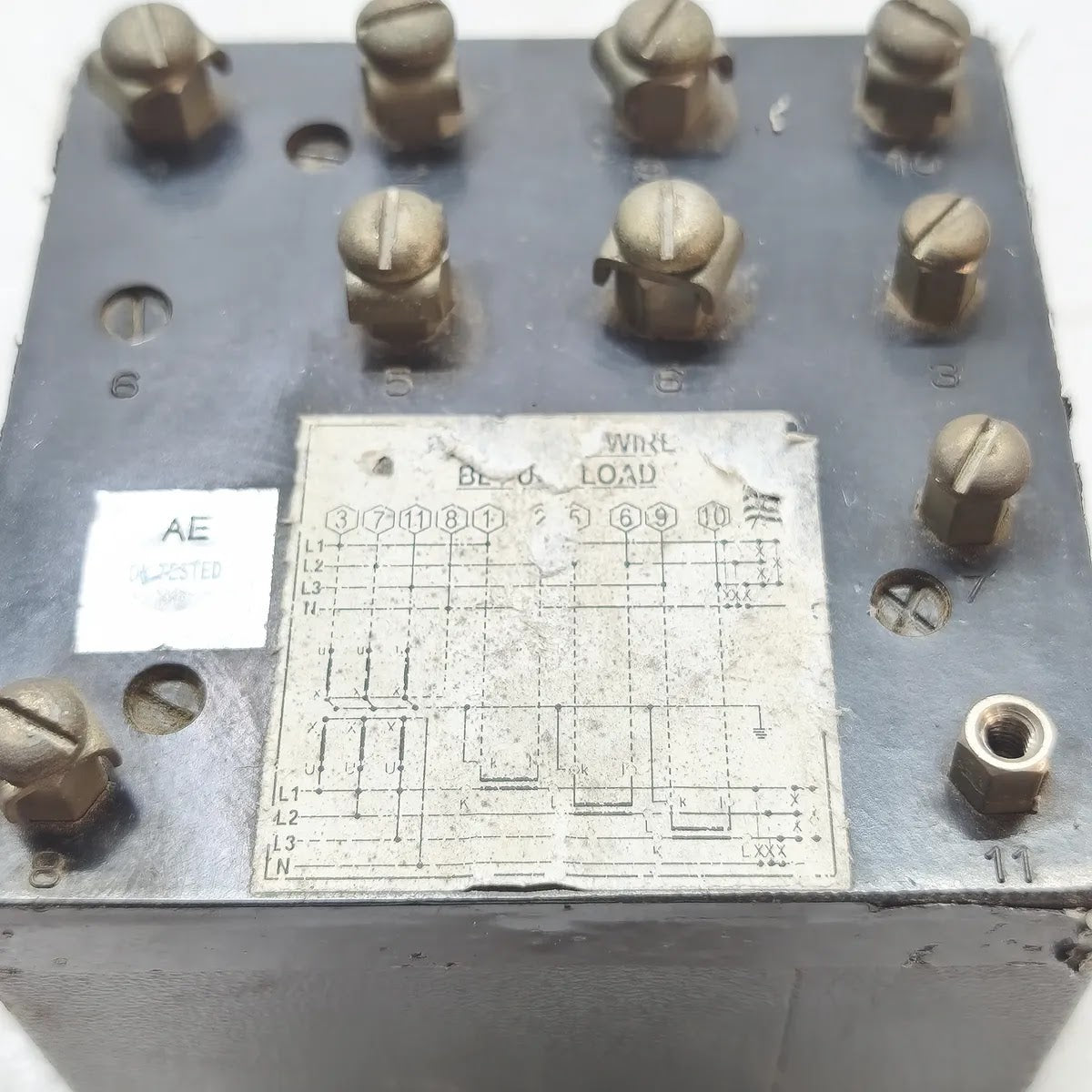 AUTOMATIC ELECTRIC Analog Mvar Meter 15-0-15 Mvar 1A 110V
