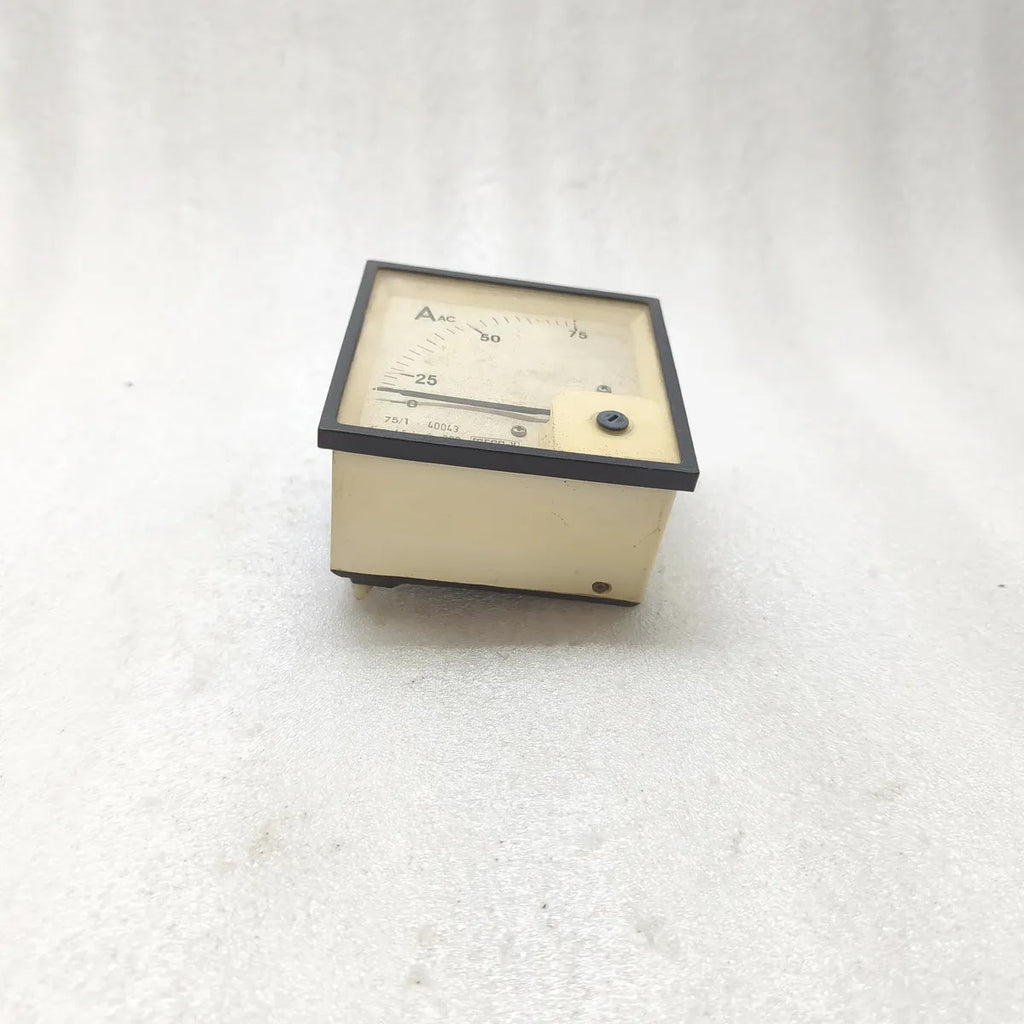 MECO-V S96 Moving Iron Panel Ammeter 0-75A 75/1A