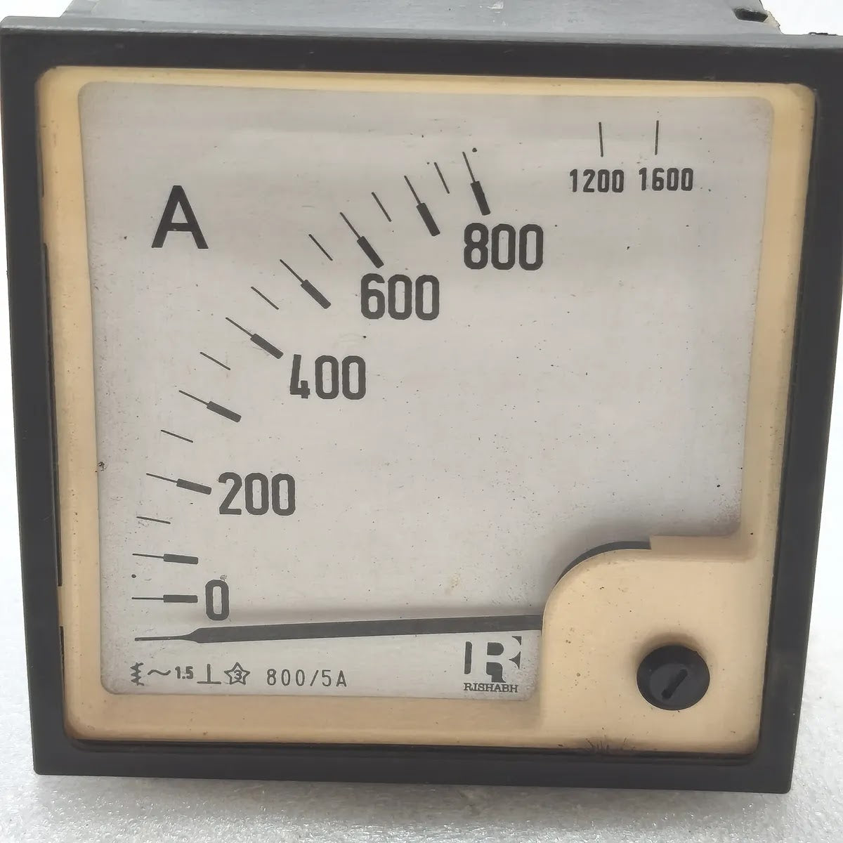 RISHABH EQ96 Moving Iron Ammeter 800/5A 0-800A