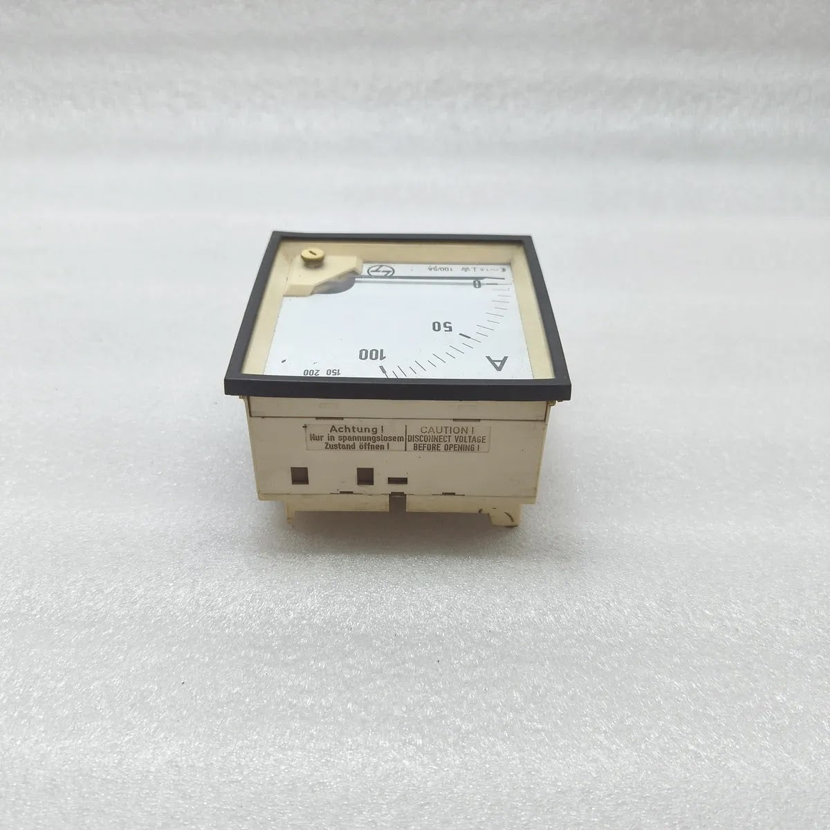 L&T DE96 Moving Iron Ammeter 100/5A 0-100A