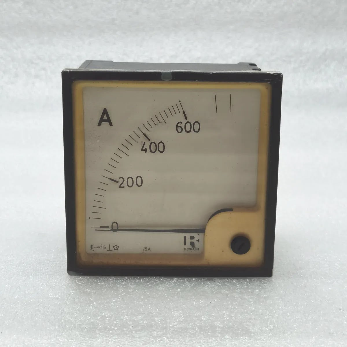 RISHABH Moving Iron Ammeter 0-600A/5A