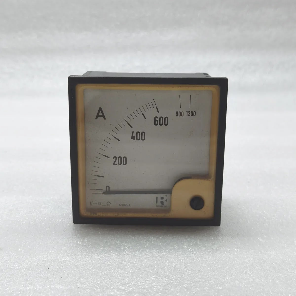 RISHABH Moving Iron Panel Ammeter 600/5A 0-600A AC