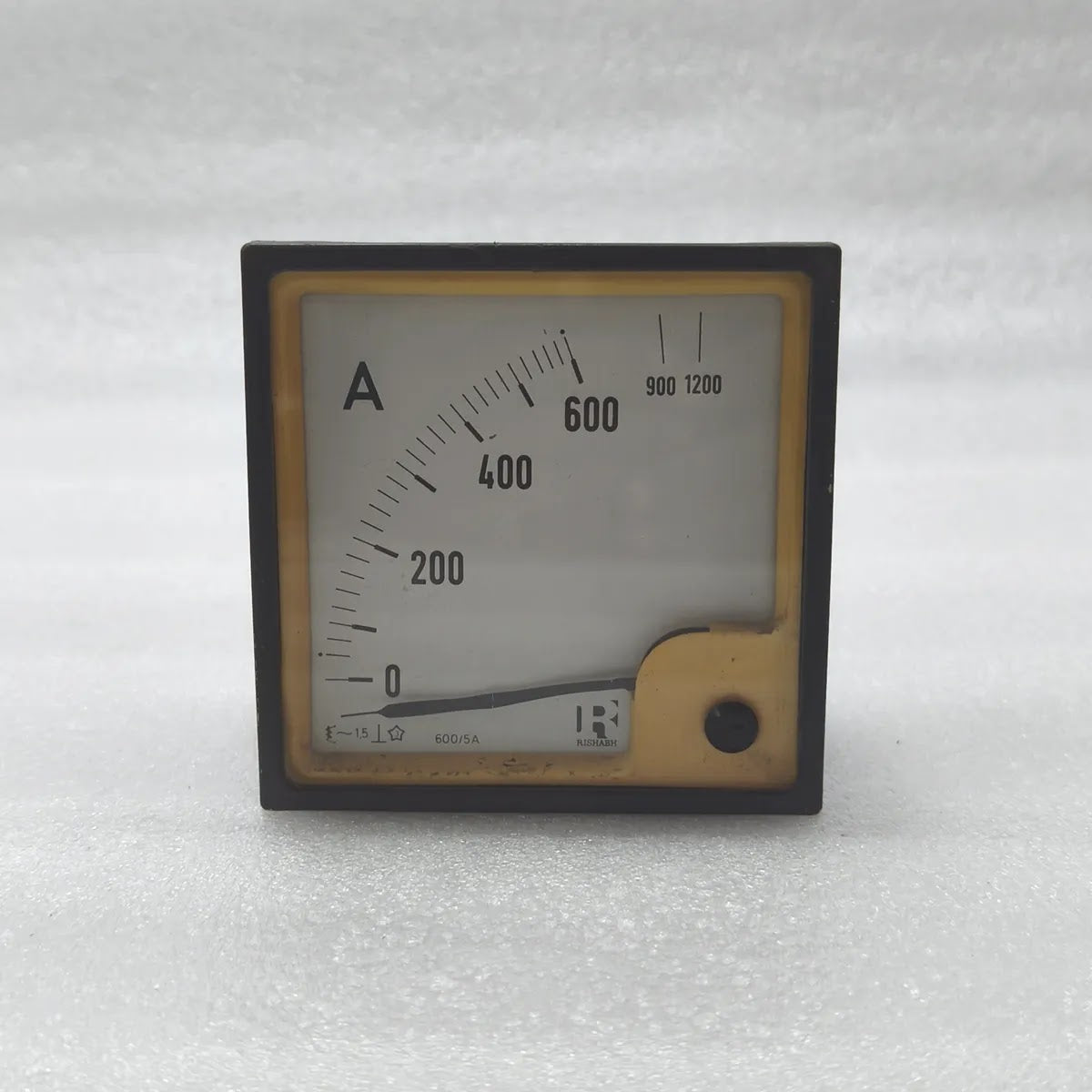 RISHABH Moving Iron Panel Ammeter 600/5A 0-600A AC ATLS3842