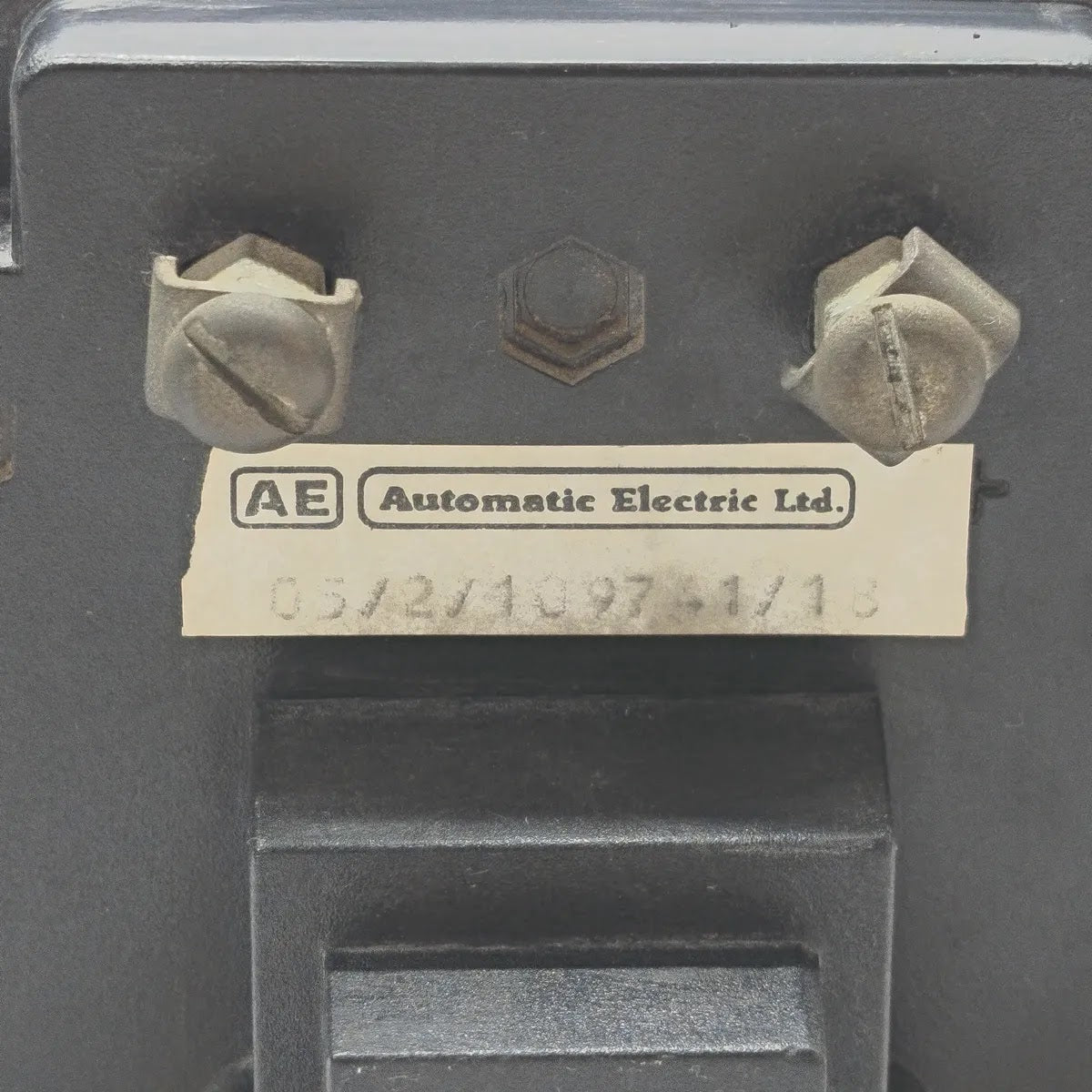 AUTOMATIC ELECTRIC AE Analog Panel Ammeter 0-75A 75/1A