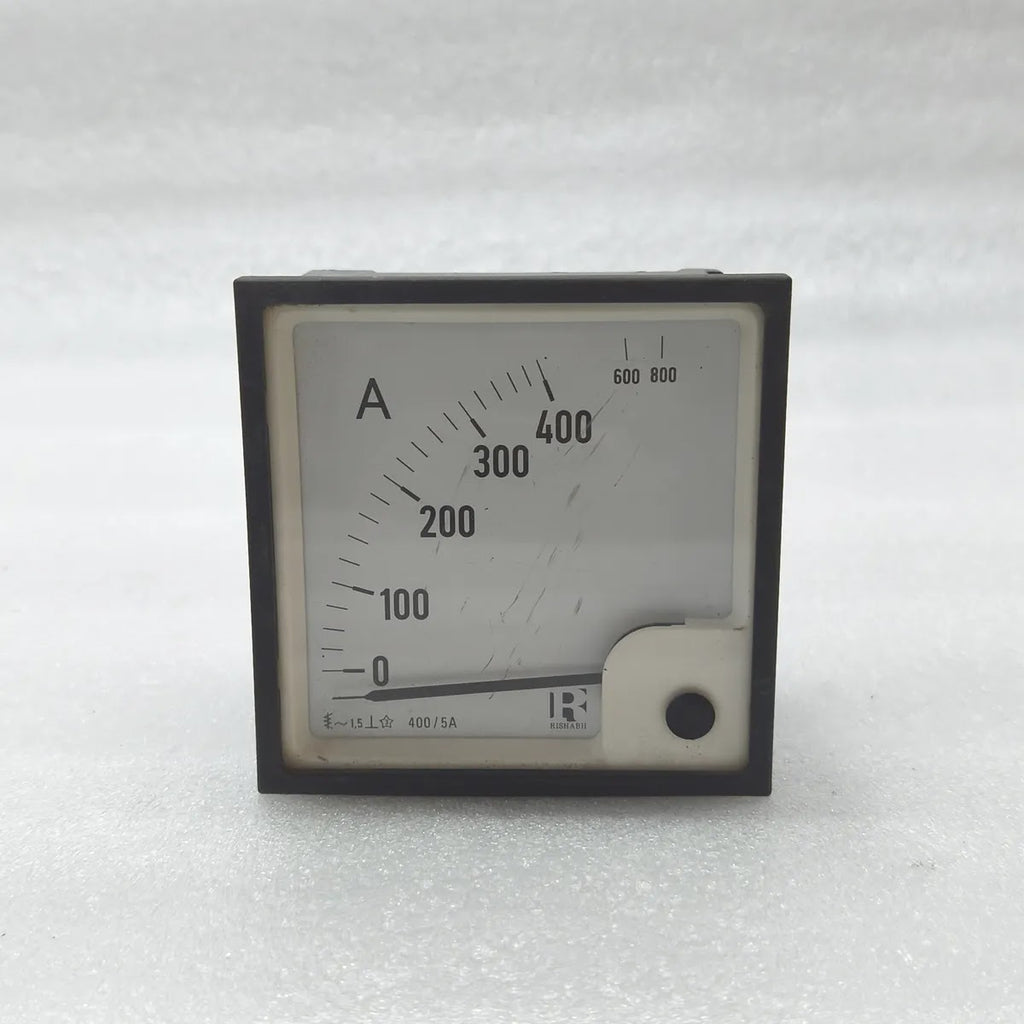 RISHABH Analogue Panel Ammeter 400/5A 0-400A AC