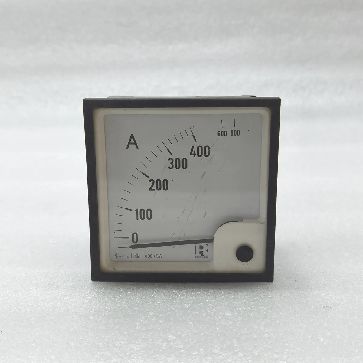 RISHABH Analogue Panel Ammeter 400/5A 0-400A AC