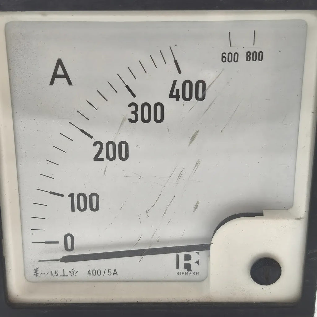 RISHABH Analogue Panel Ammeter 400/5A 0-400A AC