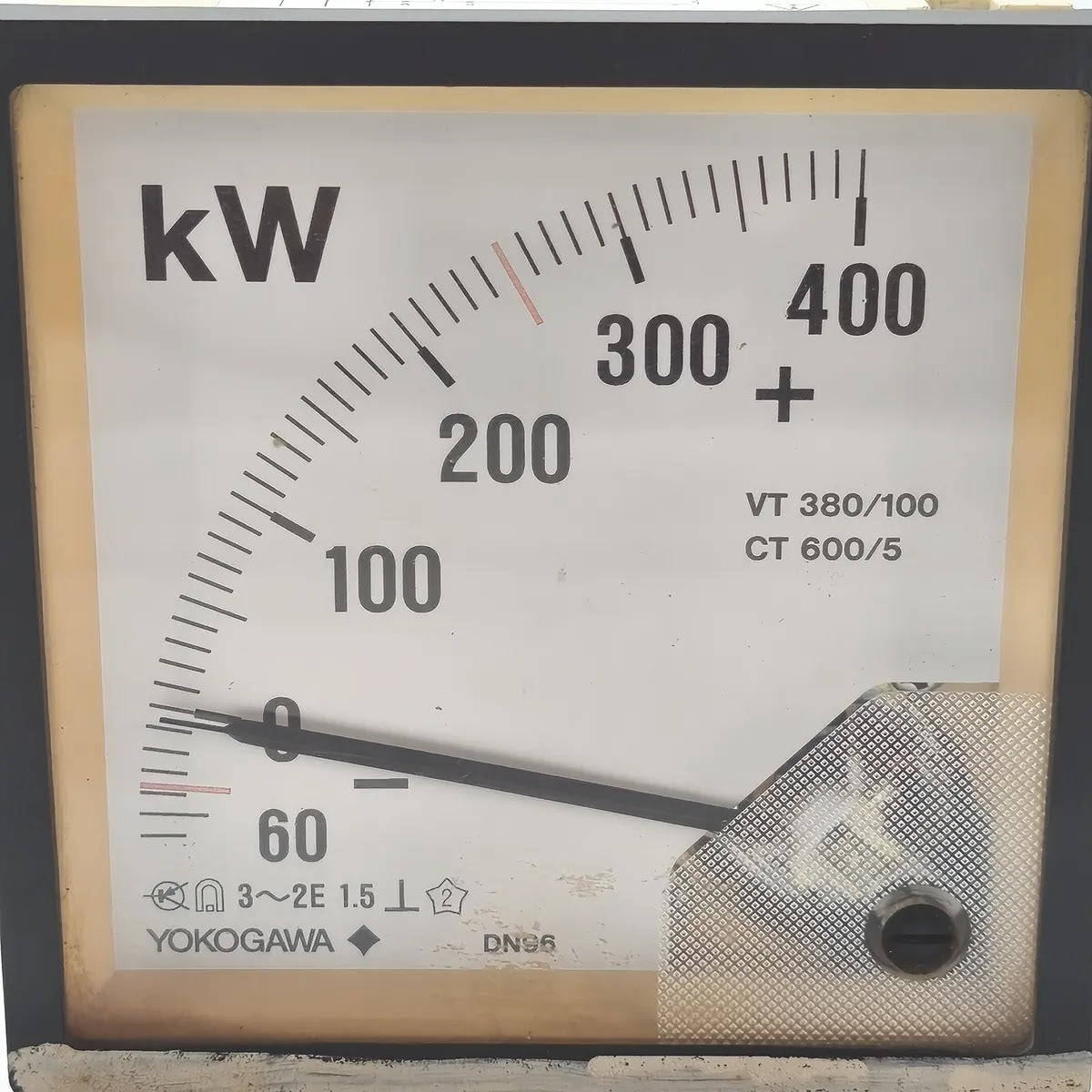 YOKOGAWA DN96 AC Watt Meter 0-400kW 100V 5A