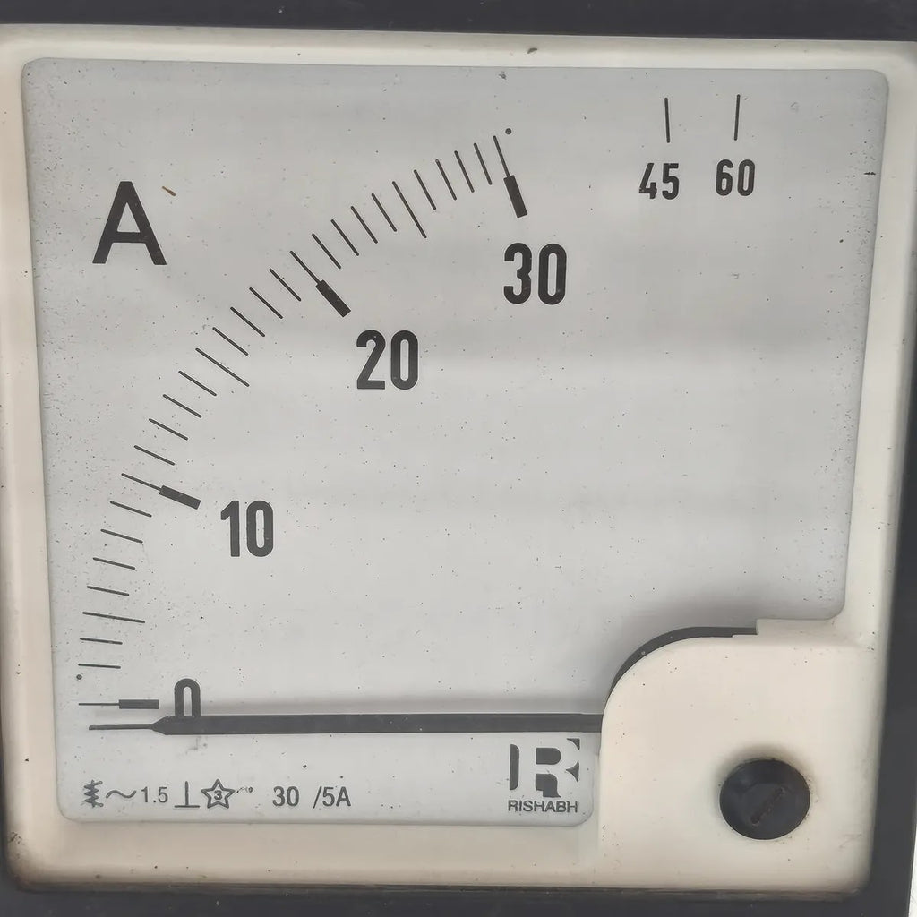 RISHABH EQ96 P1030295RIS Moving Iron Ammeter 30/5A 0-30A